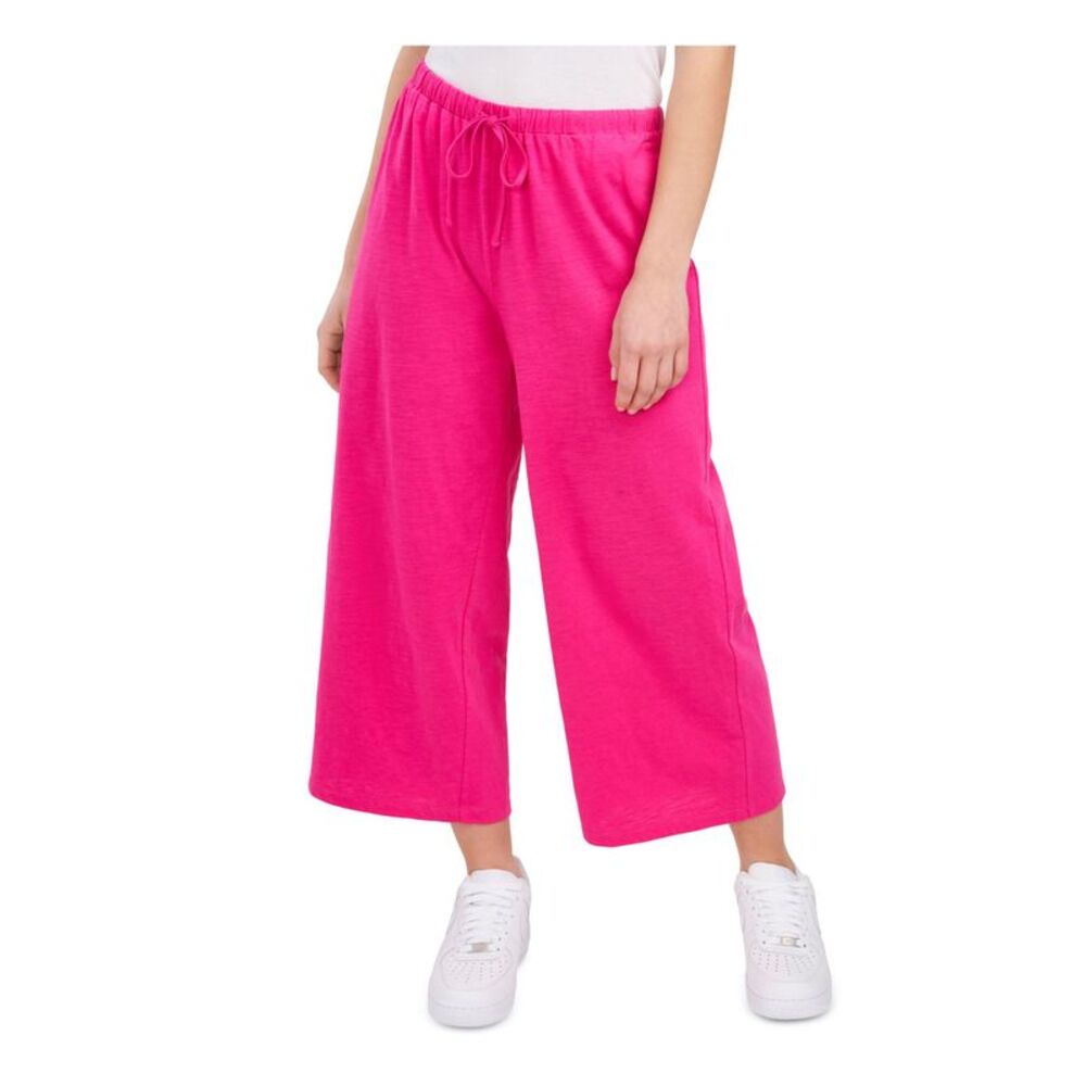 NWT RILEY&RAE Womens Pink Stretch Wide Leg Pants S